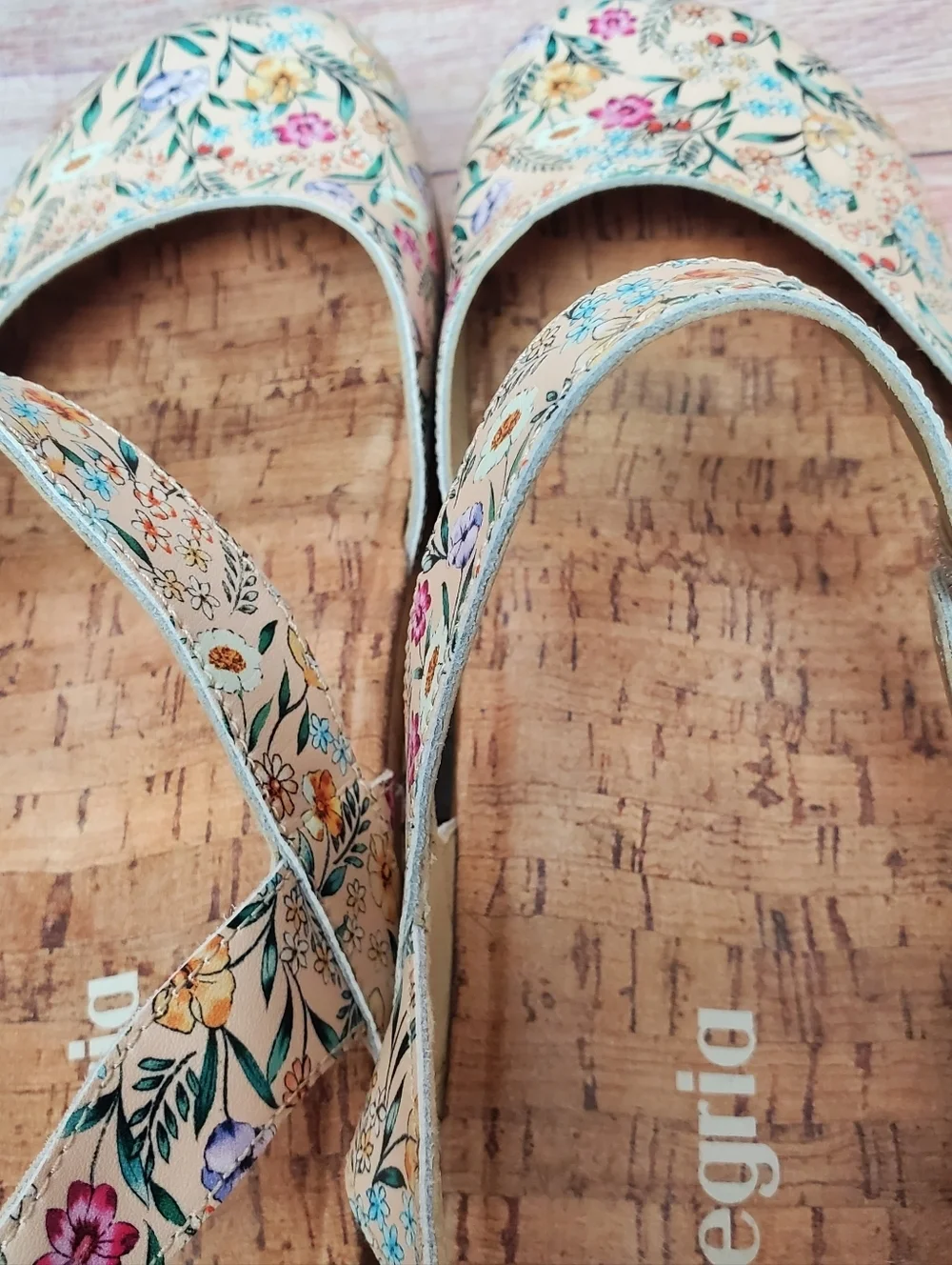 NEW Alegria Womens EU 39 US 9 Opal Summer Thyme Floral Mary Jane Sandals